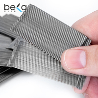 Beka – Fibre de renforcement en acier inoxydable durable, haute résistance à la traction, revêtue de cuivre, à extrémité collée, certifiée ASTM, pour béton