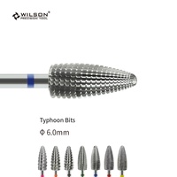 Typhoon Bits Foret à ongles électrique à 2 voies 3/32 2.35mm ODM/OEM Ensemble de manucure et de pédicure en carbure de tungstène