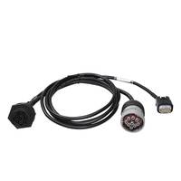 Arnés de cables de lector de código J1939 Deutsch ELD personalizado 9 pines 26AWG cobre puro 12V/24V accesorio universal