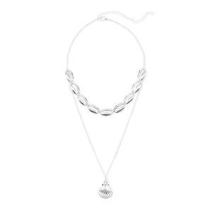 Joyería transfronteriza europea y americana, concha de aleación Bohemia para mujer, collar multicapa de estilo étnico, cadena de clavícula - Product Image 5