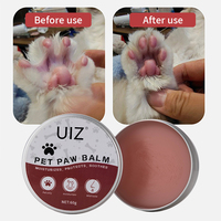 Usine personnalisée végétalien chat chien nez patte baume soins pour animaux de compagnie griffe cire beurre sec rugueux fissuré peau protecteur naturel crème hydratante Pet patte baume