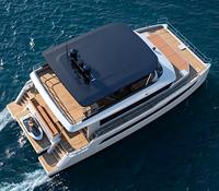Catamaran commercial de luxe de 55 pieds en fibre de verre Yacht Moteur intérieur Patrouille de croisière Sport Tourisme Transport Bateau de pêche soudé
