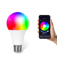 Ampoule LED RGB E27, projecteur, AC 85-265V, ampoules LED 5W 10W 15W, contrôle IR par application, ampoule LED intelligente RGBW, décoration intérieure