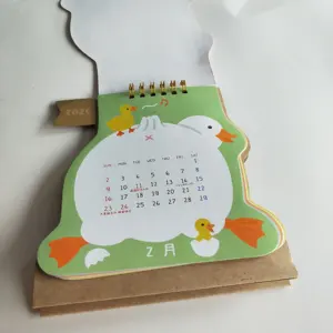 Modis Hewan Kucing Bentuk Meja Kalender Meja