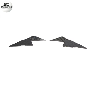 Ailerons avant en fibre de carbone pour <span class=keywords><strong>Porsche</strong></span> 9J1 <span class=keywords><strong>Taycan</strong></span> <span class=keywords><strong>S</strong></span>/4S berline 4 portes 2019 - 2024 - Product Image 6