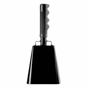 Etiket ile toptan özel Logo inek çan beyaz Cowbells inek çan kolu ile - Product Image 4