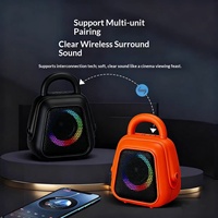Speaker Outdoor JK P31 untuk Output 5.3 8W Mendukung Kartu TF/USB Flash Drive/Radio FM Lampu LED RGB Audio Portabel