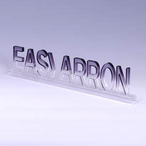 Enseigne de table autoportante personnalisée avec écran LED et <span class=keywords><strong>lettres</strong></span> en acrylique pour publicité de logo - Product Image 2