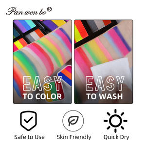 Panwenbo Ensemble OEM sans Offre Spéciale pour enfant Palette de <span class=keywords><strong>peinture</strong></span> de couleur de maquillage brillant Kit de <span class=keywords><strong>peinture</strong></span> pour le visage - Product Image 4