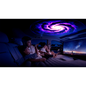 Proyector de Luz Nocturna Espacial Moderno con Diseños de Estrellas, Nebulosas, Luna, Extraterrestres y Lindas Orugas, LED RGB <span class=keywords><strong>Blanco</strong></span> Cálido, Recargable por USB y Regulable - Product Image 5