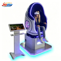 Simulateur de jeu VR d'occasion, Machine Egg Machine, pour salle d'arcade et cinéma, avec fonction Montagnes Russes, incluant un fauteuil individuel Egg Chair, Équipement de réalité virtuelle