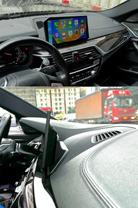 Nueva llegada 12,9 pulgadas Carplay GPS navegación Android pantalla táctil DSP amplificador 64GB 1 año de garantía para <span class=keywords><strong>BMW</strong></span> 5 Series G30 EVO - Product Image 4