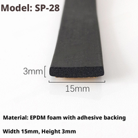 Tira de Sellado para Gabinetes Eléctricos de EPDM y PVC, Anticolisión, Aislamiento Térmico, Antiinsectos, Personalizable para Trabajos de Sellado de Ventanas de Maquinaria