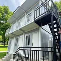 Maison préfabriquée en conteneur de 20 pieds, structure en acier, maison en conteneur robuste et durable