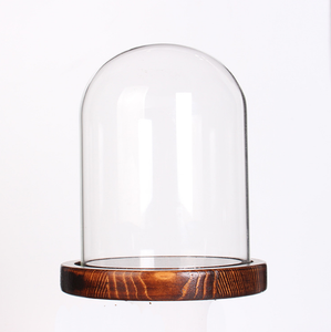 Dôme en verre soufflé artisanal sur base en bois, tailles personnalisables, thème lettres, globe lumineux à LED, Nouvel An chinois/Noël OUXING - Product Image 5