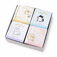 Cuaderno Cuadrado Kawaii de Bolsillo A7 con Mini Bolígrafo, Páginas Sin Líneas, 100 Hojas, 80GSM, Papelería Infantil al por Mayor