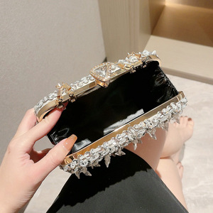 Sac de soirée à strass pour femme, nouveau style, tendance, pour mariage, fête, pochette de soirée en cristal, sac à main - Product Image 5
