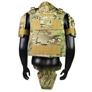 Chaleco Táctico Modular MOLLE de Nailon con Camuflaje y Protección Completa, Portaplacas Táctico Ajustable para Entrenamiento al Aire Libre - Product Image 3