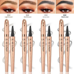 Lápiz de Microblading Mineral de Larga Duración de Marca Privada, Tinta Líquida Impermeable para Cejas con Punta de 4 Puntas para Microshading de Cejas - Product Image 3