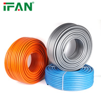 Tuyau de plomberie PEX IFAN de bonne qualité, OEM ODM, 16-32 mm, couleur orange, gris, bleu, tube PEX laser, tuyau PEX en aluminium et plastique