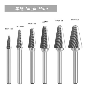 Fresa Rotativa Cónica de Carburo Laiwei de 20mm con Una Hilera de Dientes para Máquina de Grabado, Fresa de Carburo Cementado HRC65 - Product Image 3