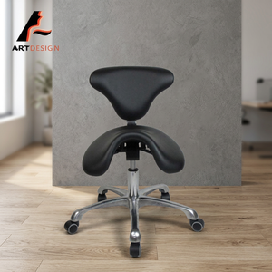 Sillón de Barbero Metálico para Salón de Belleza al por Mayor con Función de Balanceo, Respaldo Alto, Soporte Lumbar Ajustable y Asiento de Cuero con Masaje - Product Image 2