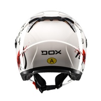 Casque de moto ouvert pour adulte certifié DOT, vintage, à double visière, léger, 3/4, pour la sécurité en moto