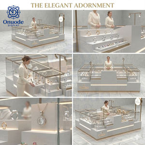 Vitrine à bijoux écologique personnalisée avec éclairage LED pour magasin de bijoux B2B, conception clé en main, installation sur mesure en usine - Product Image 5