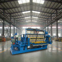 Machine automatique pour les plateaux à œufs |   Machine à fabriquer des barquettes à œufs à faible investissement, machine à fabriquer des barquettes à œufs à partir de papier recyclé pour les fermes avicoles