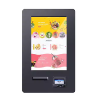 Kiosque de paiement automatique multi-touch HUWAPO de 21,5 pouces pour affichage numérique en intérieur, avec SDK, montage mural, commande en libre-service