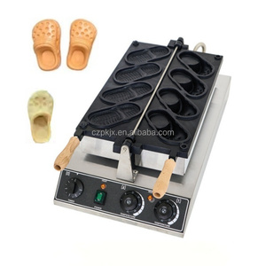 Machine à gaufres de pantoufles électriques antiadhésives à usage commercial/Machine de fabrication de gâteaux de pantoufles/<span class=keywords><strong>prix</strong></span> de la Machine de cuisson de pain en forme de chaussures - Product Image 4