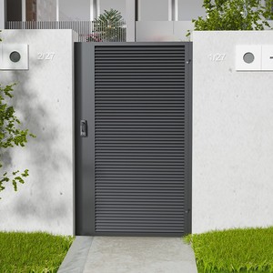 Mới nhất thiết kế sân cổng nhà cổng thiết kế chất lượng cao biệt thự lối vào chính cổng điện nhôm hiện đại cổng - Product Image 2