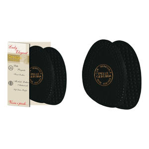 Semelles de sport en cuir pleine fleur noir de haute qualité Demi-semelle intérieure à l'intérieur Caractéristiques anti-odeur et résistantes à la transpiration - Product Image 1