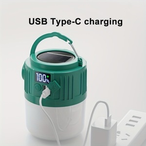 Smiling Shark Solar <b>Camping</b> <b>Lantern</b> <b>Led</b> Rechargeable Outdoor Lighting For <b>Camping</b> - Product Image 4