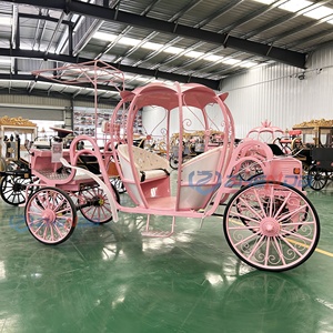 Carruaje Eléctrico Rosa Zhenda, Ideal para Turismo y Navidad, con 1 Año de Garantía - Product Image 5