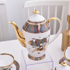 Promotion : Ensemble de 15 tasses à café et à thé en porcelaine fine, motif chevaux de guerre royaux, écologiques, pour la décoration de la maison - Product Image 2