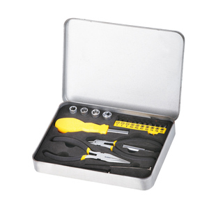 20pcs Gift Kraft Tin Box Pack Multi Hand Tool Set