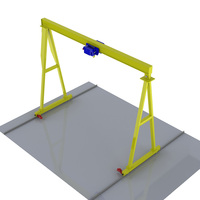 Grue portique monopoutre électrique ZOKE de 16 tonnes, grue portique monopoutre MH pour applications de levage de matériaux