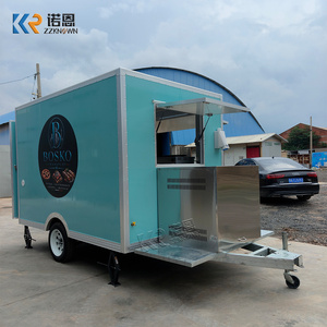 Trailer Katering Mobile Kustom dengan Meja Kerja Stainless Steel, Wastafel Ganda, Lemari Penyimpanan, dan Peralatan Listrik - Product Image 3