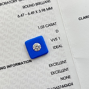 Diamante Cultivado en Laboratorio de 1 Quilate, Corte Redondo, Certificado IGI, Claridad VVS, Proceso HPHT/CVD, Diamante Suelto, Venta al Por Mayor - Product Image 3