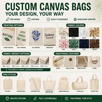 Tas Tote Kanvas Linen Daur Ulang Ramah Lingkungan BunnyTote yang Dapat Disesuaikan, Cetakan Roti Lukis Tangan, Tas Belanja Harian yang Dapat Digunakan Kembali