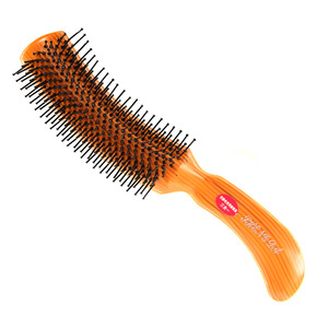 Peine para Peinar el Cabello 825S Color Madera Amarilla 825S Color Caoba Dientes de Acero Inoxidable Uso Profesional en Salón - Product Image 2