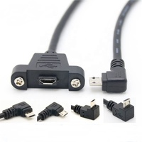 0,3m 90 grad nach oben nach unten rechter linker winkel panelhalterung mikro-usb-verlängerungskabel