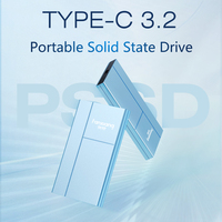 Disque dur SSD portable personnalisé externe 2 To PSSD 560 Mo/s 500 Go 2 To PSSD Disque dur
