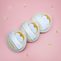 Yoly Großhandel Gesichtsschwamm Air Cushion Puff Weiß Rund Trocken-Nass Dual-Use Puder Make-up Foundation Kosmetik-Puff