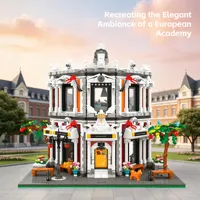 2026 Nuevo MOC Academia de Cocina Street View, Modelo de Arquitectura, Juguetes de Rompecabezas para Adultos, Regalo, 2743 Piezas, Sets de Bloques de Construcción