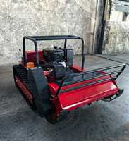 Tondeuse à gazon diesel entièrement automatique avec panneau photovoltaïque pour pelouse, verger et désherbage domestique 80-100-120