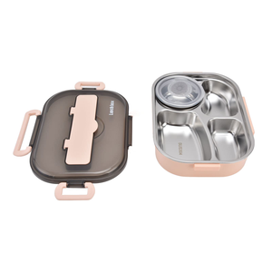 New 304 Stainless Steel Insulated <b>Lunch</b> <b>Box</b> Students Work sealed <b>Lunch</b> <b>Box</b> Can <b>Microwavable</b> <b>Lunch</b> <b>Box</b> with Cutlery - Product Image 4