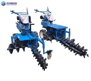 Дизельный мини-траншеекопатель с бортовым поворотом, культиватор, кабельный траншеекопатель, ручной трактор, траншеекопатель на продажу - Product Image 6