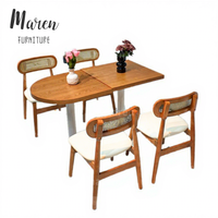Ensembles de meubles de restaurant en bois massif, chaises et tables de restaurant, sièges de banquettes, ensembles de salle à manger, meubles de café